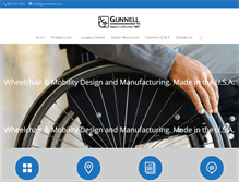 Tablet Screenshot of gunnell-inc.com